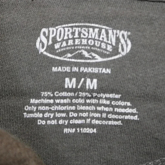 Sportsman's Warehouse | Unisex Olive Green Graphic Hoodie Size Medium - Picture 3 of 4